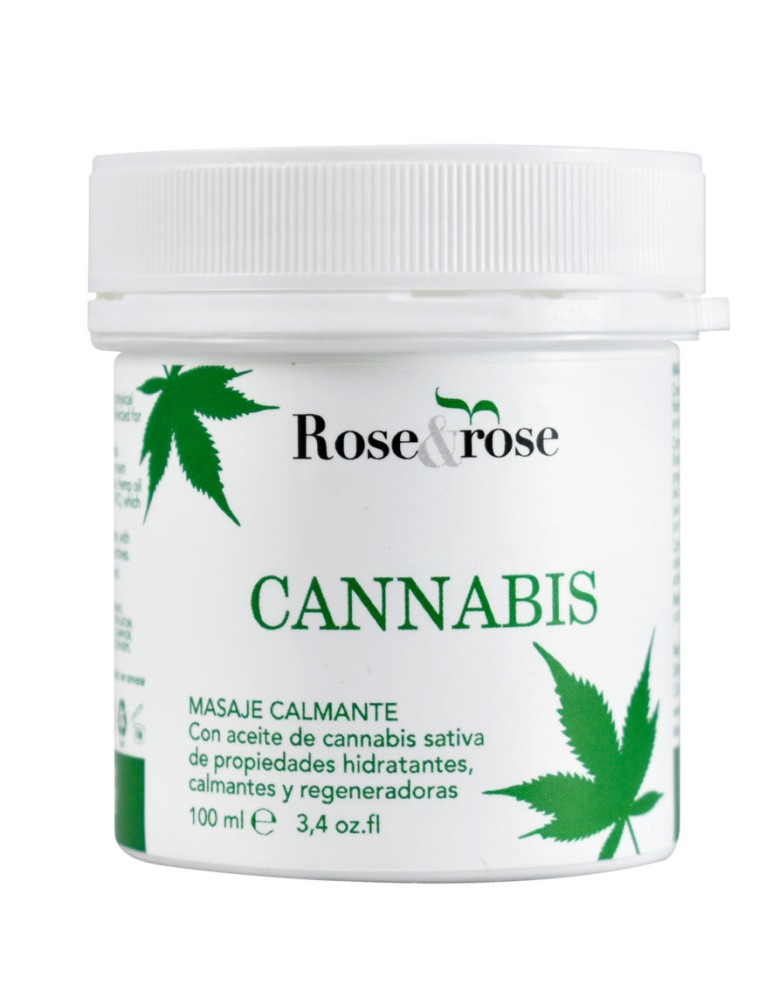 Crema masaje calmante de cannabis 100ml