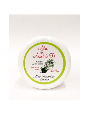 Crema aloe vera + árbol del té (anti-acné) 150ml